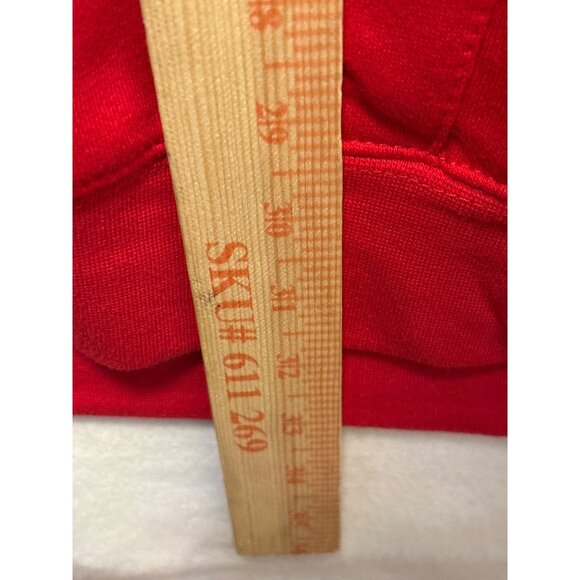 Stadium Athletics Wisconsin Badgers Hoodie 2X Red & White Cotton Blend - Picture 3 of 9